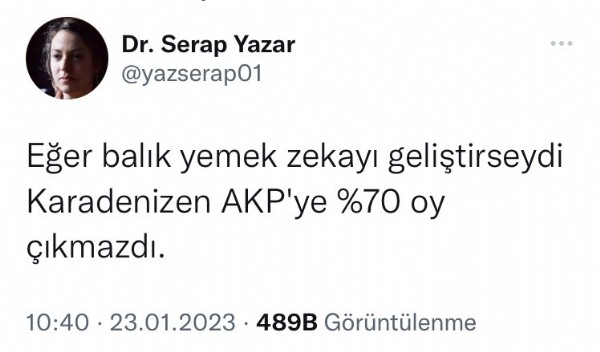 AK Parti seçmeni ve Karadenizlilere skandal sözler!